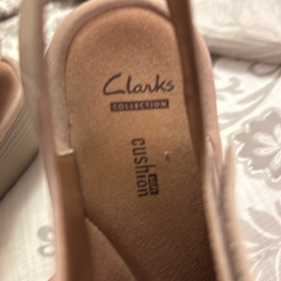 Clark’s soft cushion beige wedges women’s size 8 - Picture 2 of 3